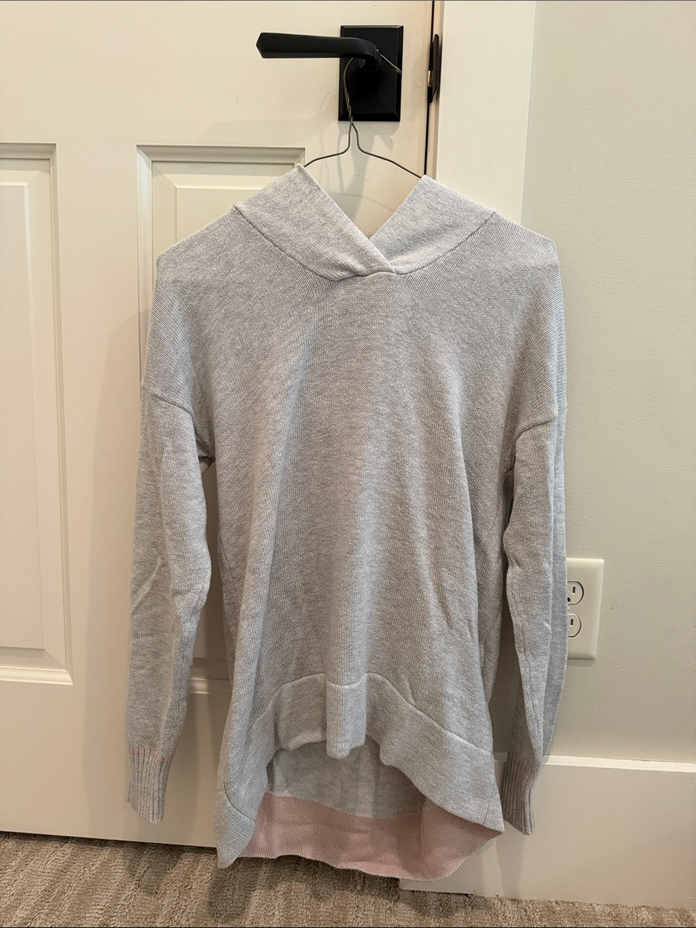Women’s gray and pink pullover
